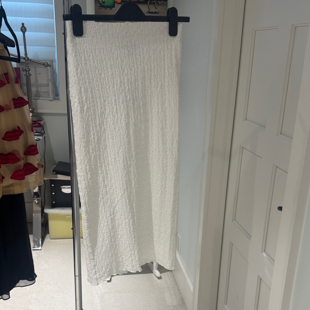 Francesca's Collections White Maxi Skirt